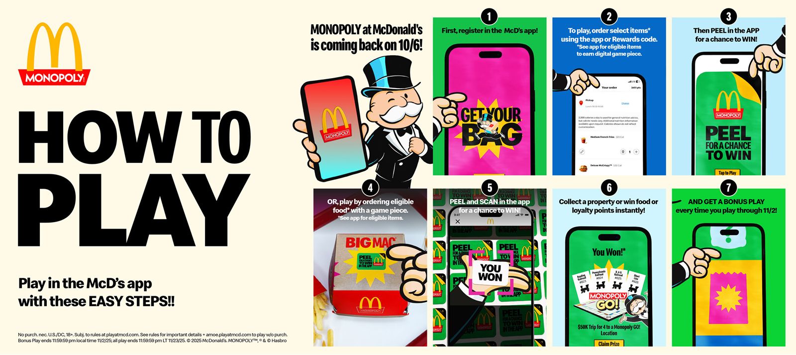 Get Ready to Pass GO: MONOPOLY Game at McDonald's Returns with More Chances to Win Get Ready to Pass GO: MONOPOLY Game at McDonald's Returns with More Chances to Win