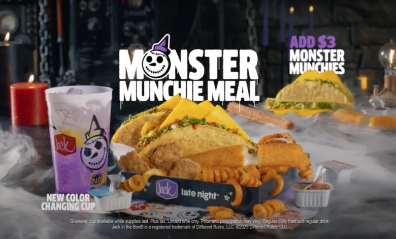 Jack in the Box Drops Monster Munchie Meal for Halloween