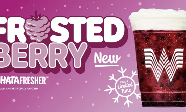 Whataburger Unwraps The Frosted Berry Whatafresher for the Holidays