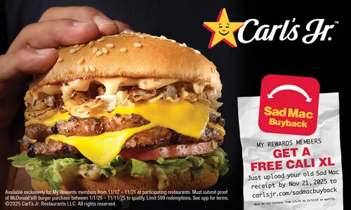 Carls Jr. Heats Up Value Wars with New Cali XL Burger