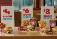 Wendy’s Introduces New Biggie Deals Menu starting at 