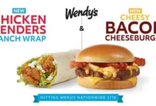 Wendy’s Adds Cheesy Bacon Cheeseburger and Chicken Tenders Ranch Wrap